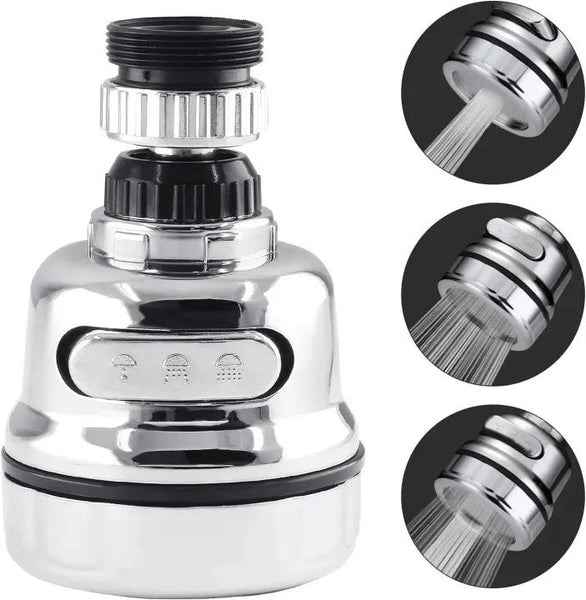 3 Mode Faucet Tap – Adjustable Kitchen Sink Water Saving Nozzle