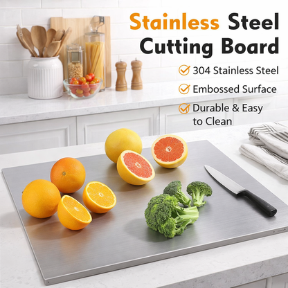 Stainless Steel Kitchen Cutting Board, Hygienic & Easy to Clean, Cutting Board
