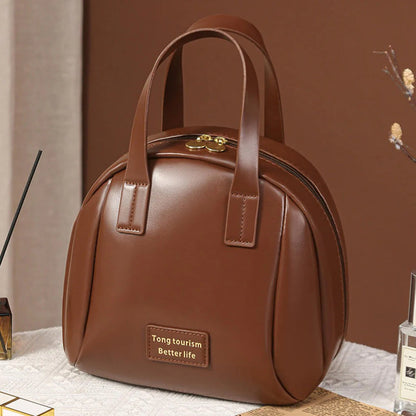 Portable Shell-Design Cosmetic Handbag | Travel Makeup Storage Pouch