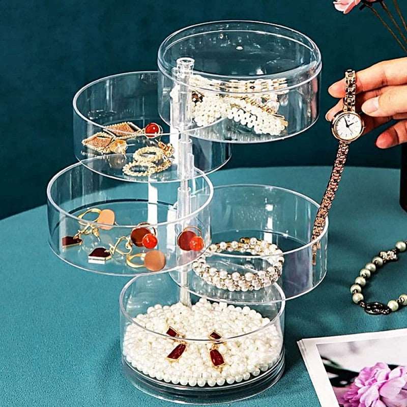 5 Layers Rotating Jewelry Box