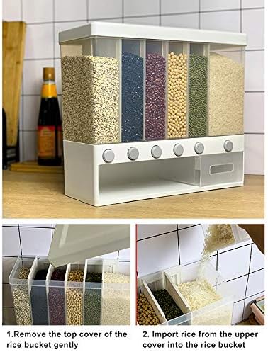 10-Kg Dry Food Dispenser with Sealed Lid & Dispensing Knob