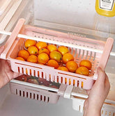 Expandable Fridge Storage Basket – Refrigerator & Freezer Organizer
