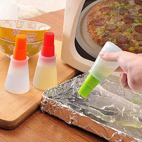 Silicone Cooking Oil Bottle With Brush