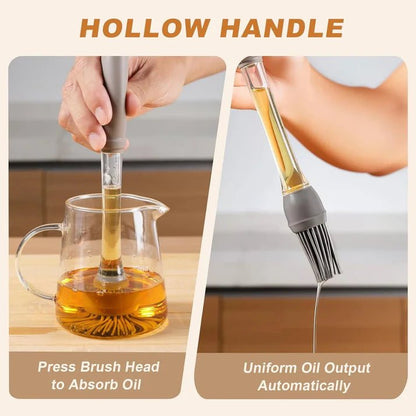 Heat‑Resistant Silicone Basting Brush for BBQ, Baking & Cooking