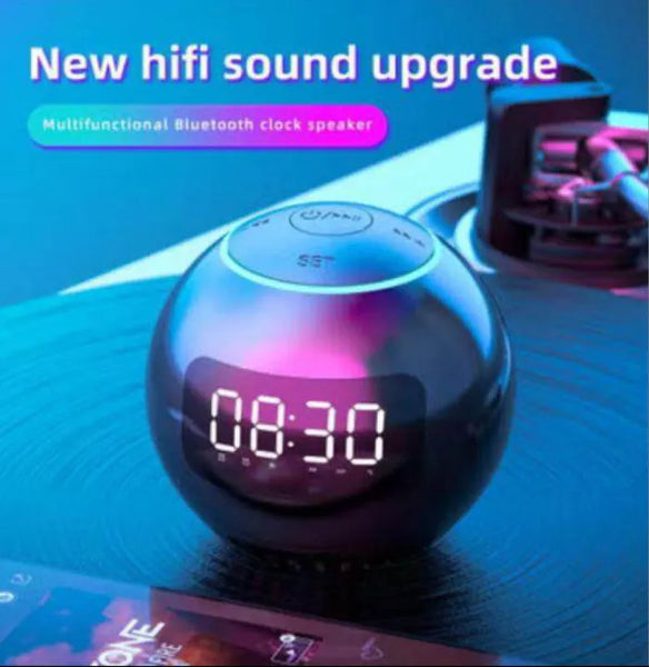 A20 LED Digital Alarm Clock with Bluetooth Speaker Wireless HIFI Stereo Music Player