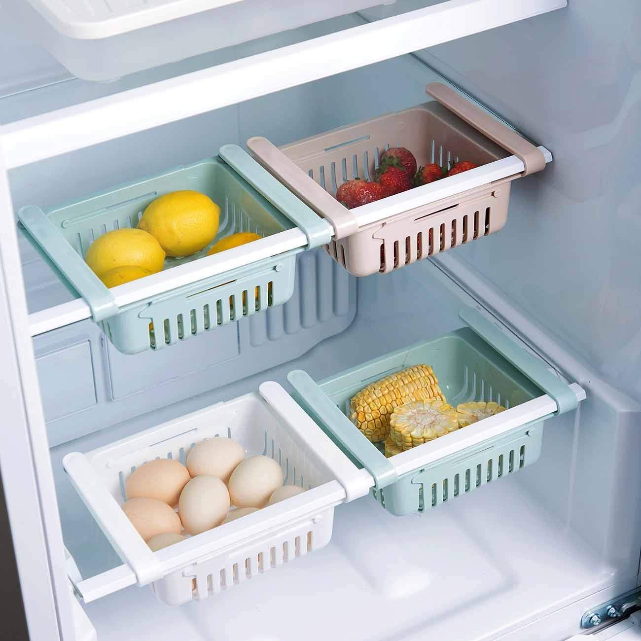 Expandable Fridge Storage Basket