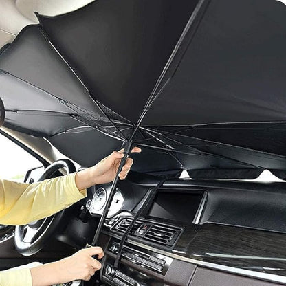 Foldable Car Windshield Sunshade Umbrella – UV Blocker & Thermal Heat Shield