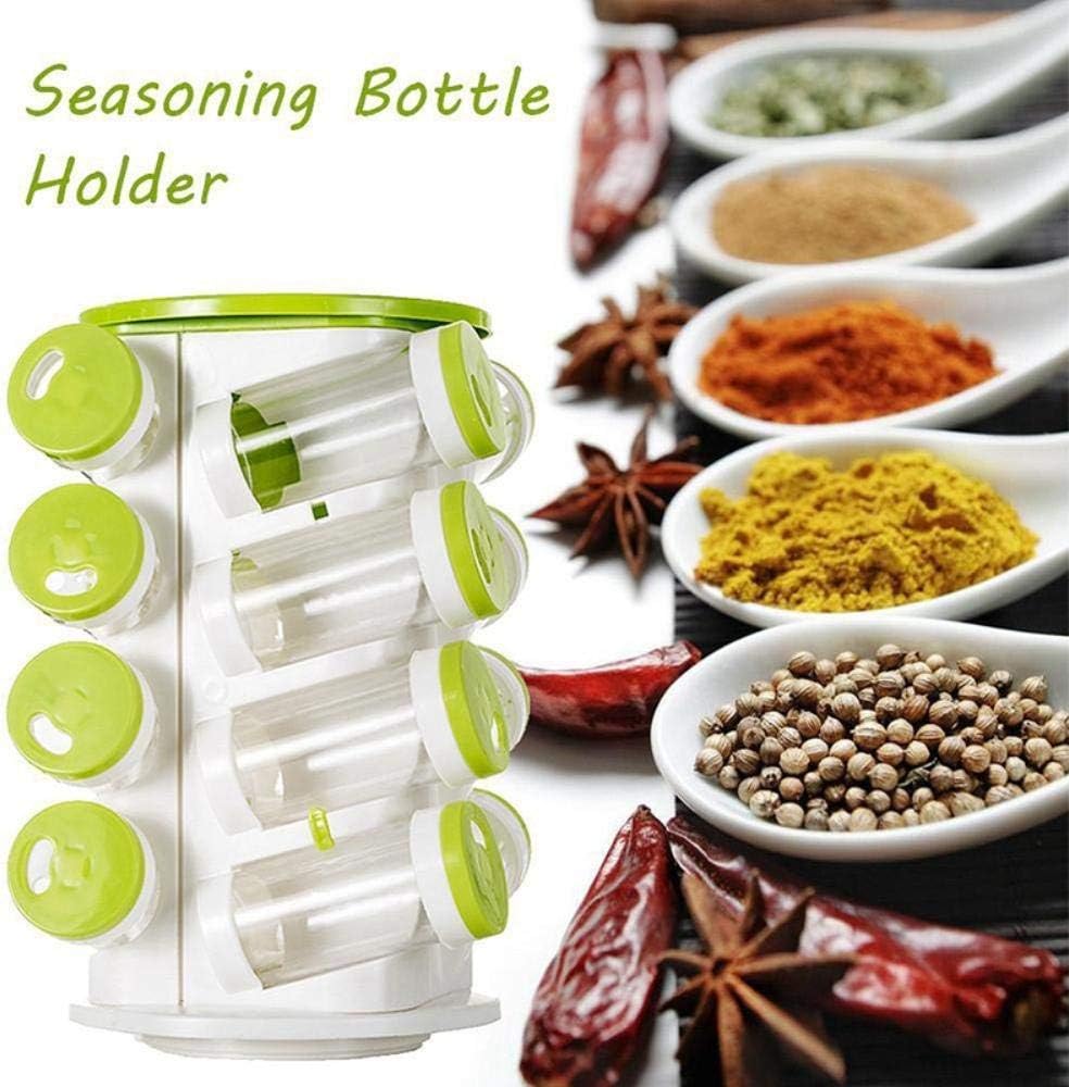 16 Pcs Rotating Spice Rack