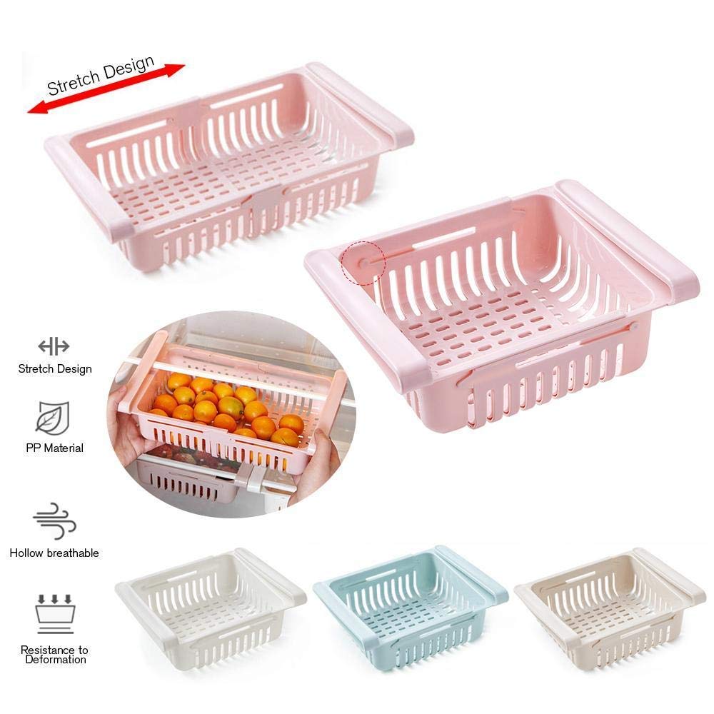 Expandable Fridge Storage Basket