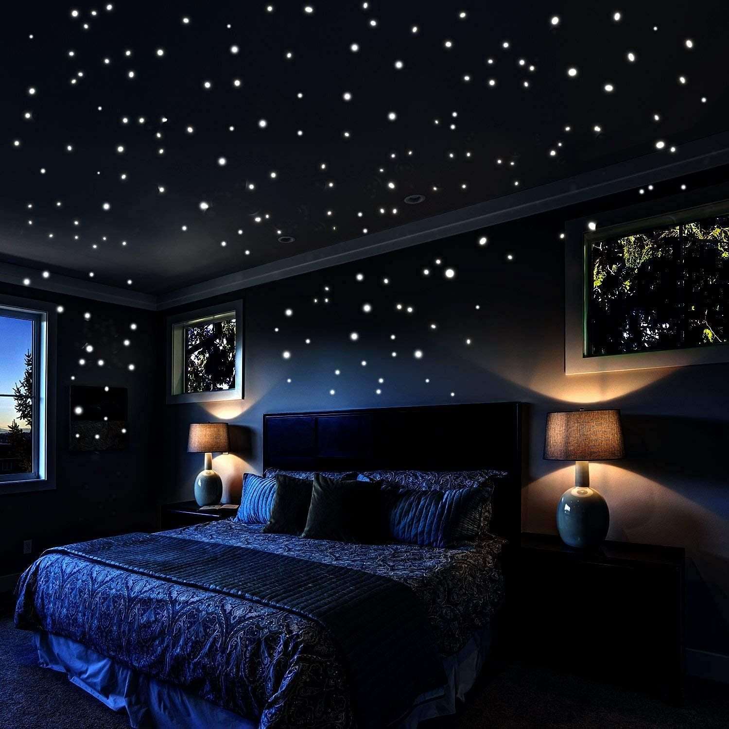 Glowing Star Wall Sticker (Pack of Two)