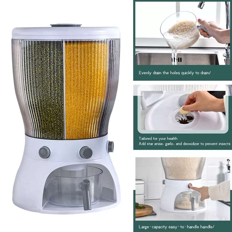 4 Part Rotating Cereal Dispenser