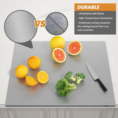Stainless Steel Kitchen Cutting Board, Hygienic & Easy to Clean, Cutting Board