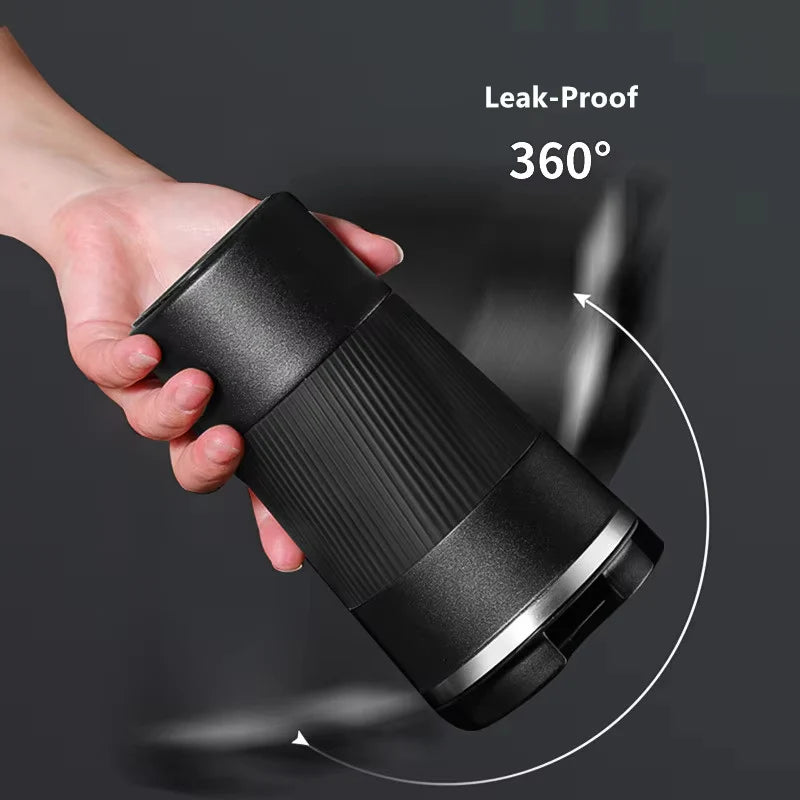 510ML Travel Coffee Mug – Stainless Steel Thermal Cup with Leakproof Lid