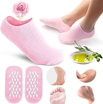 Moisturizing Spa Gel Socks – Soft Feet & Heel Repair Solution