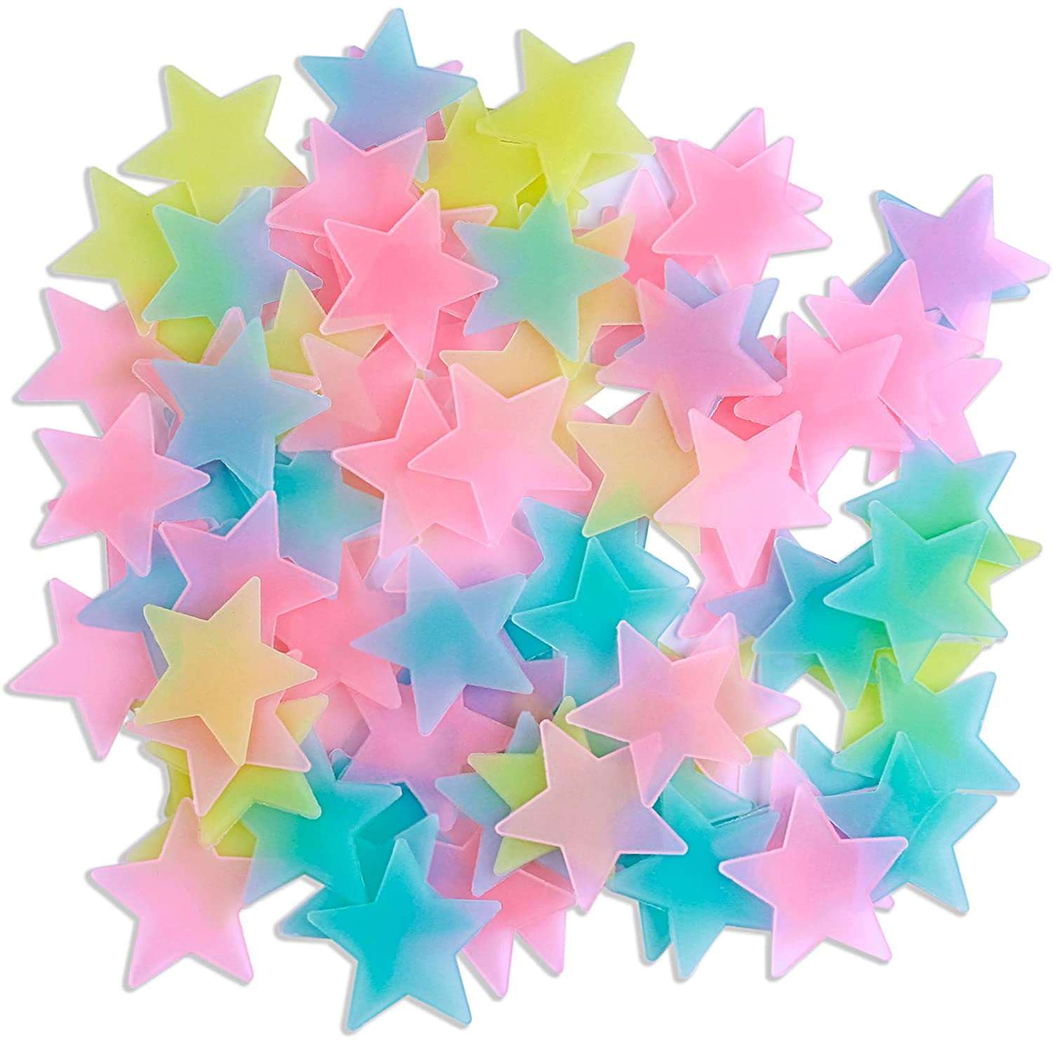 Glowing Star Wall Sticker (Pack of Two)