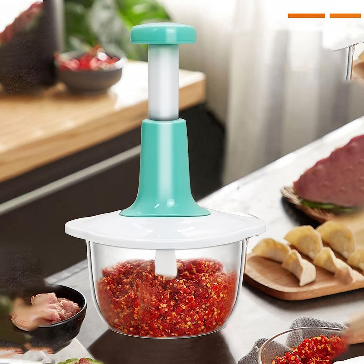 1.5L Hand Manual Food Chopper