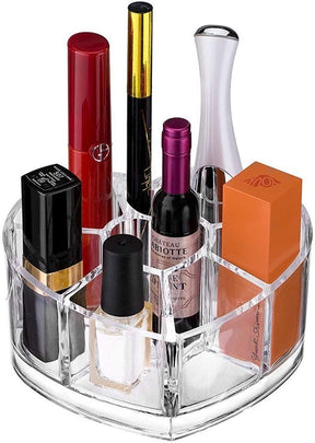 Heart Shaped Acrylic Makeup Cosmetic Organizer