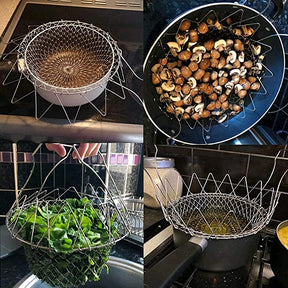 Stainless Steel Fry French Magic Basket