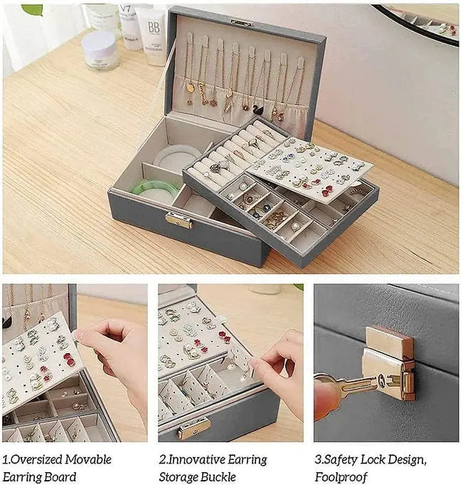 Jewellery Organizer Box 2 Layers