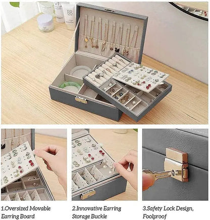 Jewellery Organizer Box 2 Layers