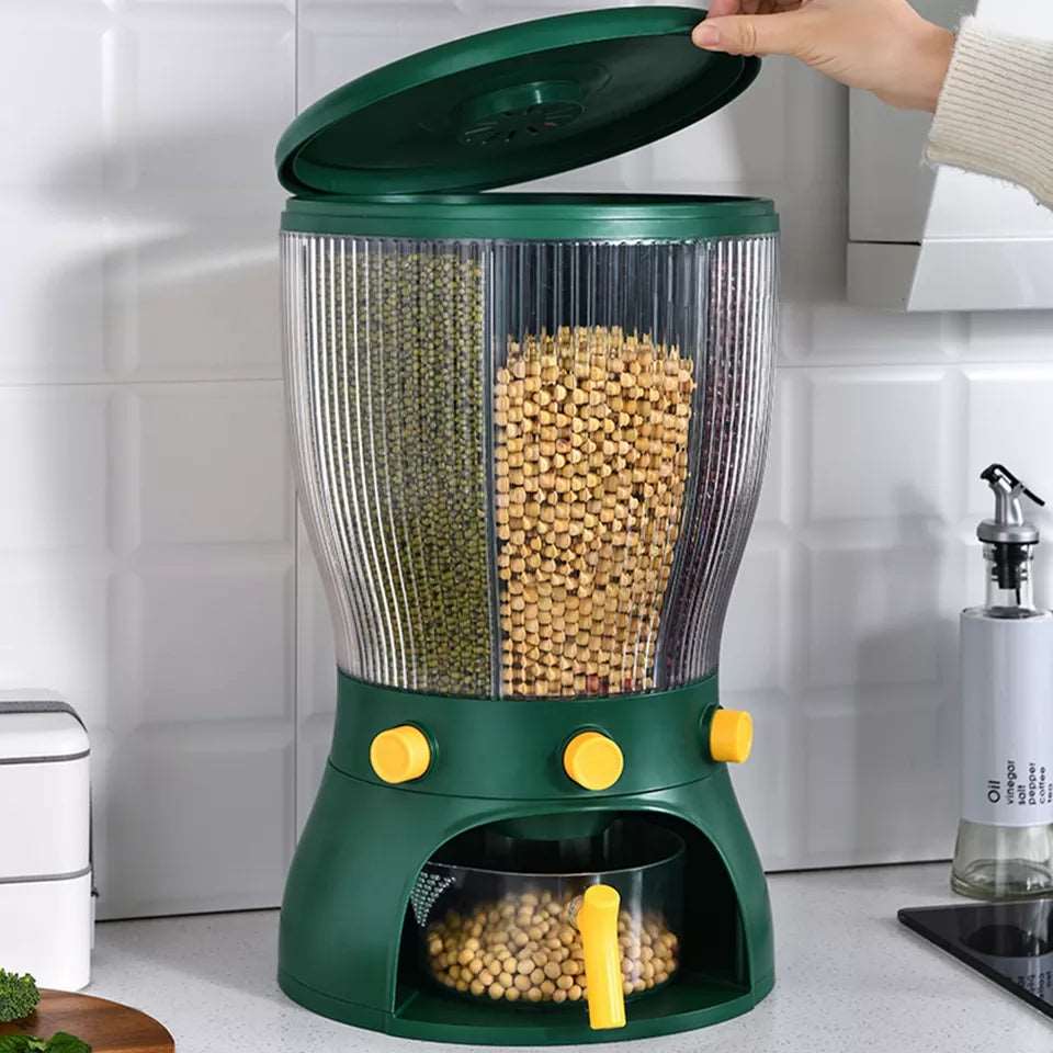 4 Part Rotating Cereal Dispenser