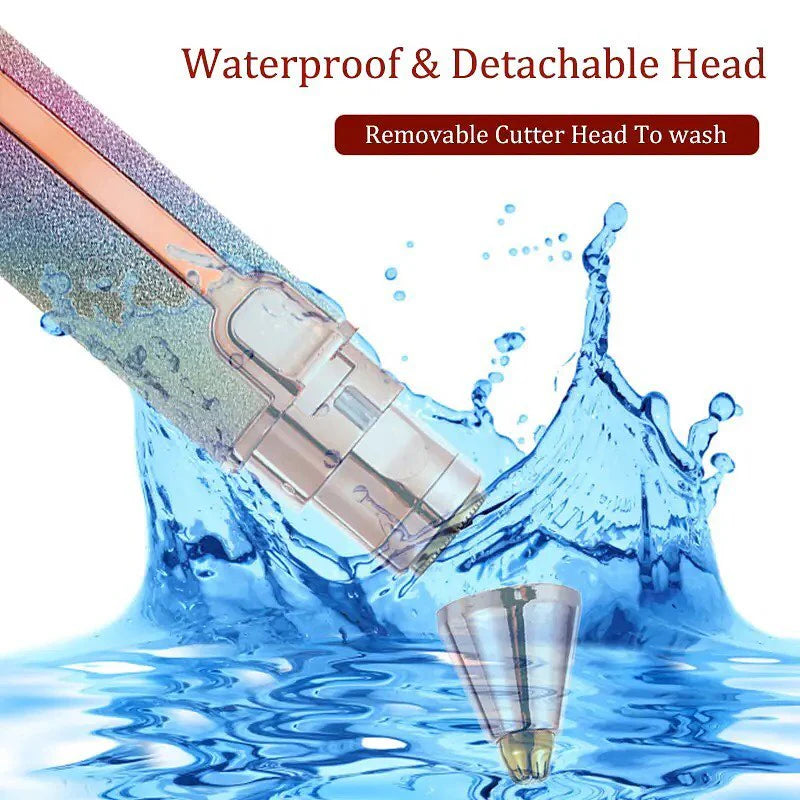2‑in‑1 Electric Eyebrow Trimmer & Facial Hair Remover for Women - Compact & Rechargeable