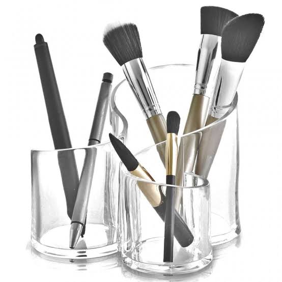 Acrylic Makeup Brush Holder