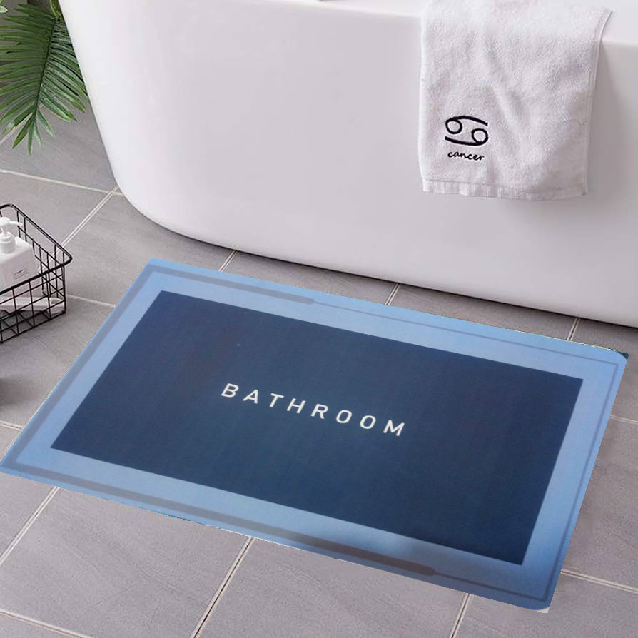 Square Shape Bathroom Mat – Super Absorbent & Non-Slip
