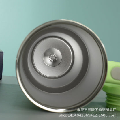 Hot & Cold Tumbler with Digital Temperature Display 1.18L / 40 OZ - Insulated Stainless Steel with Handle & Straw | BPA-Free