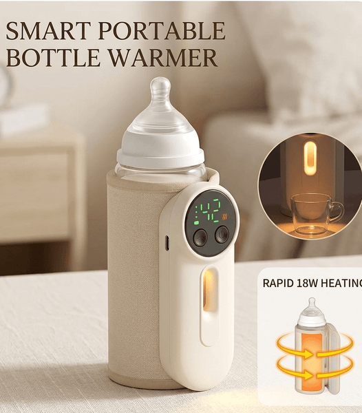 Smart Portable Baby Bottle Warmer – Fast & Safe Milk Heating