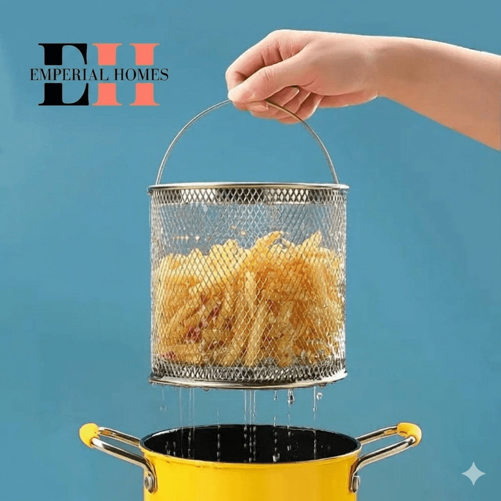 Deep Frying Strainer Pot