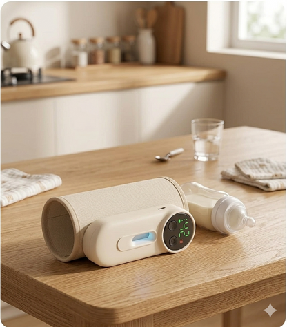 Smart Portable Baby Bottle Warmer – Fast & Safe Milk Heating