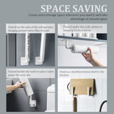 L Shape Multipurpose Holder (Pack of 2) – Self-Adhesive Wall Mount Organizer