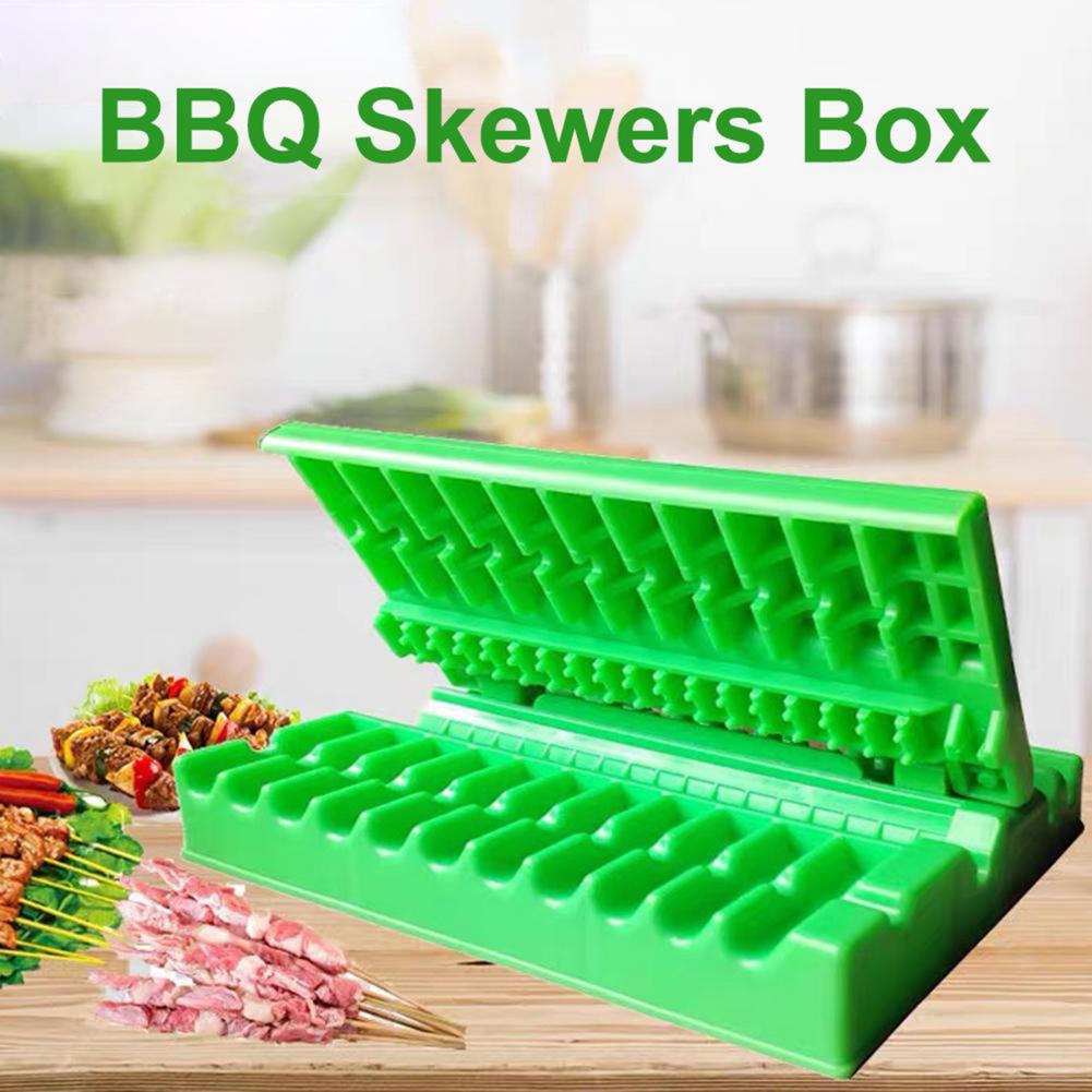 Barbecue Meat Skewer Device