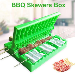 Barbecue Meat Skewer Device