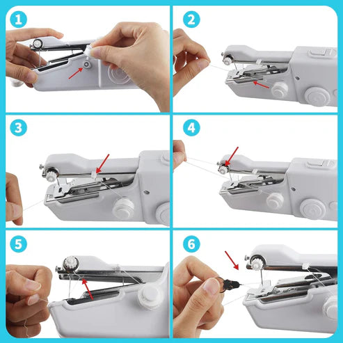 Handy Stitch Portable Sewing Machine – Mini Electric Stitcher for Clothes