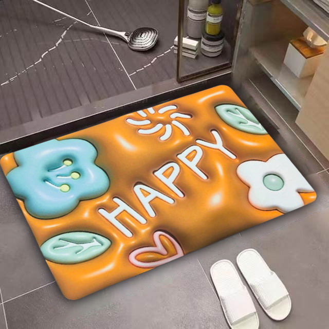 3D Flower Floor Mat