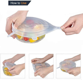 Silicone Lids Cover (6-Pcs Set)