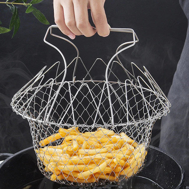 Stainless Steel Fry French Magic Basket