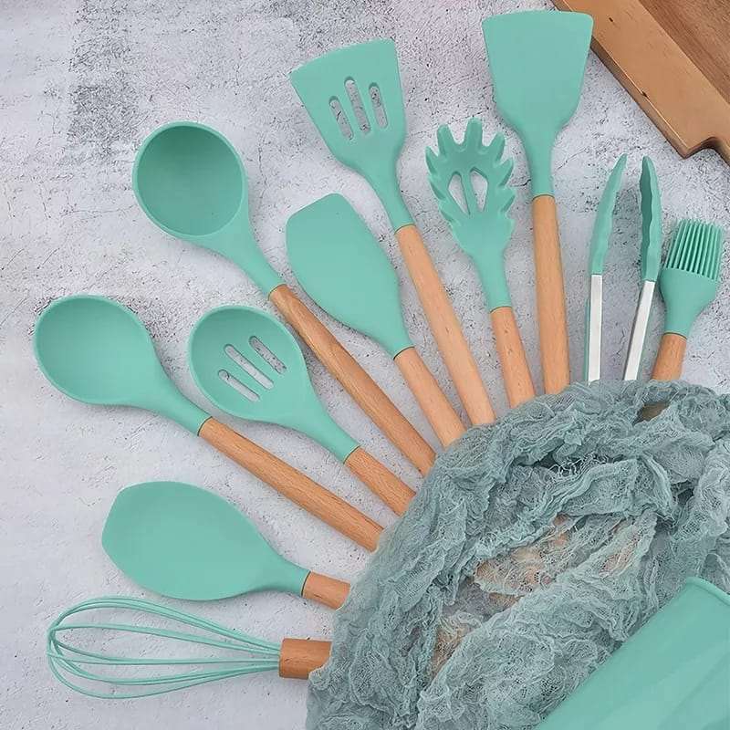 12 pcs Silicone Utensil Set