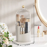 Luxury Crystal Rotating Makeup Brush Holder – Cosmetic Organizer