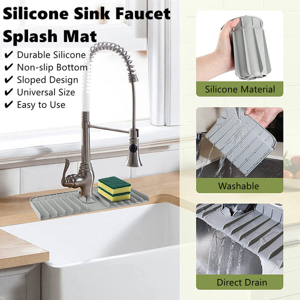 Silicon Drain Mat – Durable, Non-Slip & Reusable