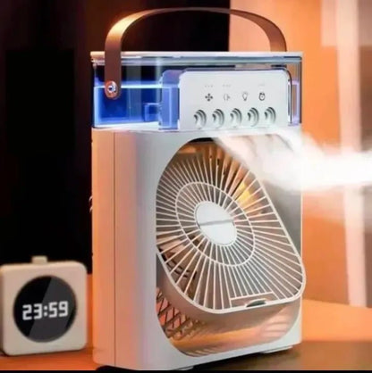 Portable Air Cooler Desk Fan with Water Spray – USB Mini Air Conditioner - Premium Quality