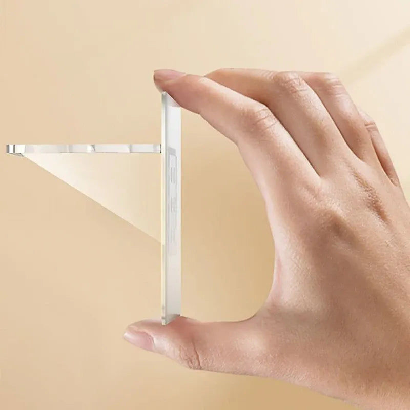 Pack of 4 Acrylic Shelf Support Self Adhesive Cabinet Shelf Stand Wall Hanger Bracket Holder For Kitchen Bedroom