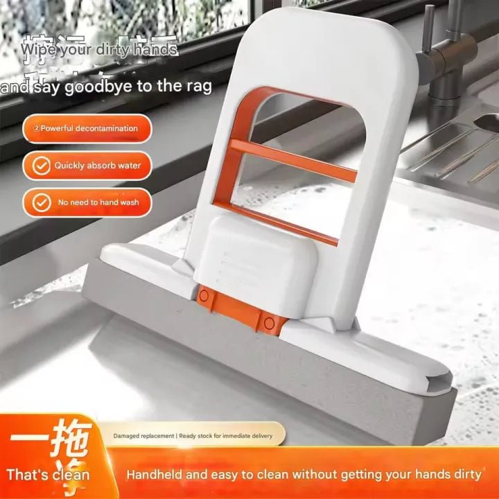 Portable Hands-Free Mini Floor Mop for Easy Cleaning