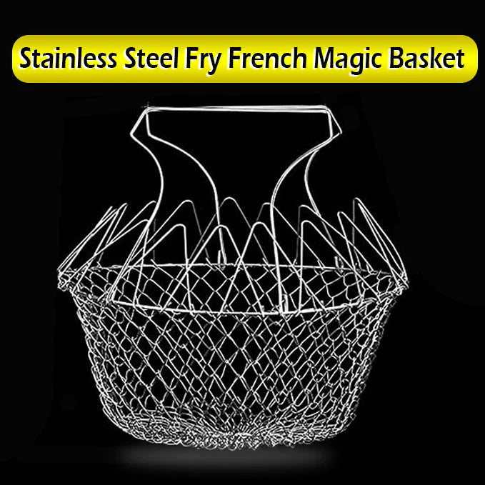 Stainless Steel Fry French Magic Basket