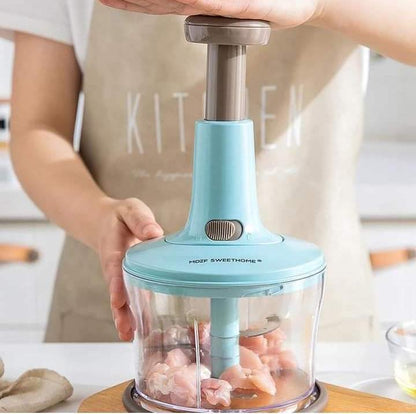 Multi-Functional Hand Push Speedy Chopper – 2L Manual Vegetable Cutter