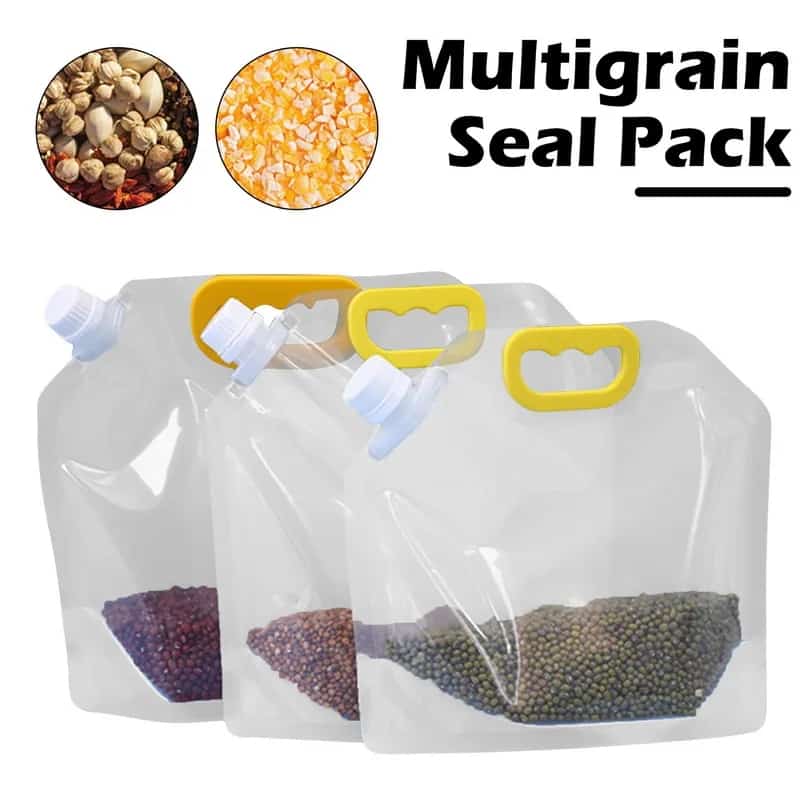 Moisture-Proof Sealed Transparent Food Grade Pouch – Reusable & Eco-Friendly