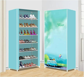 Multi-Layer Zipper Shoe Rack