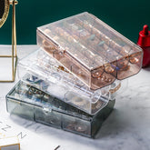 24-Grid Transparent Acrylic Jewelry Box Organizer – Storage